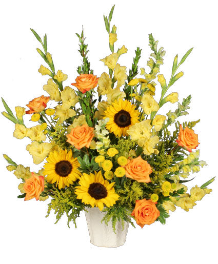 GOLDEN GOODBYE FUNERAL ARRANGEMENT