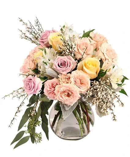 DELICATE SUNRISE FLOWER ARRANGEMENT