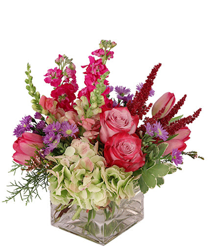 LIVELY & LUSCIOUS VASE ARRANGEMENT