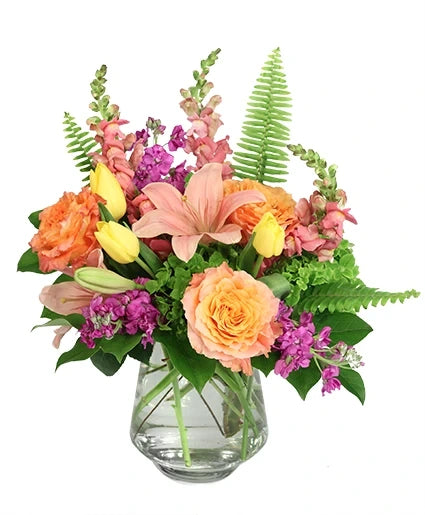 A FRUITY MIX VASE ARRANGEMENT