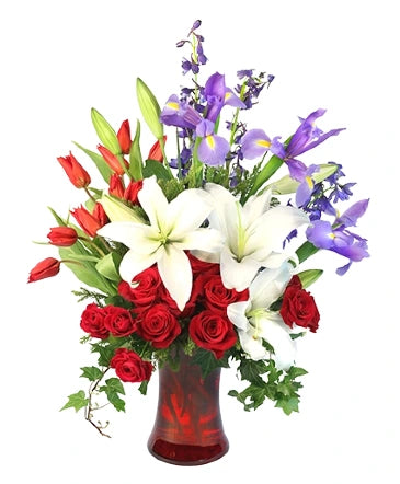 LIBERTY BOUQUET VASE ARRANGEMENT