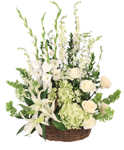 PEACEFUL BASKET ARRANGEMENT