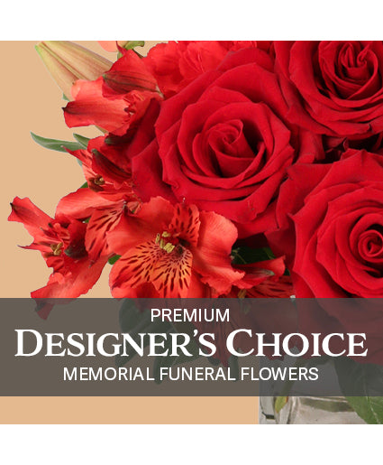 PREMIUM MEMORIAL FLOWERS PREMIUM DESIGNER'S CHOICE