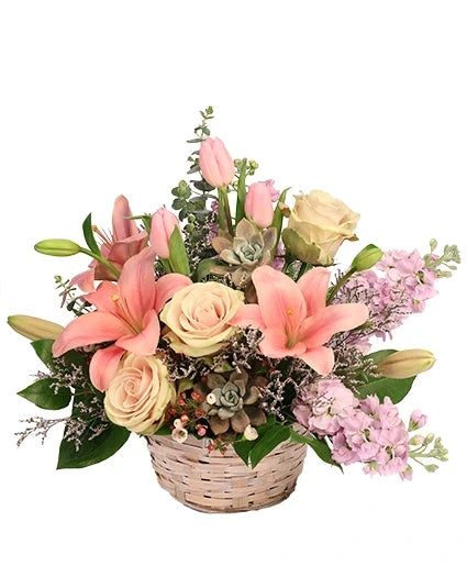 SOFT EMBRACE BASKET ARRANGEMENT