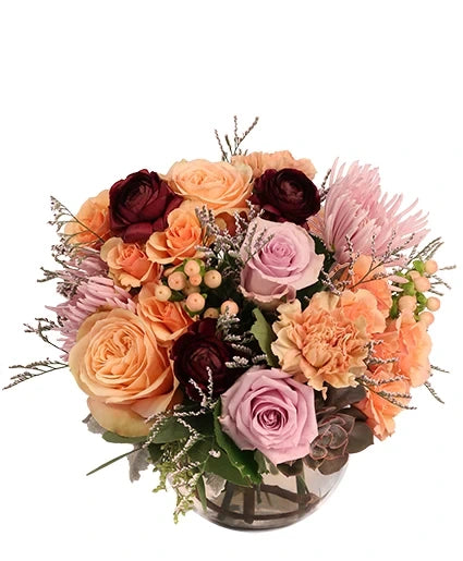 TENDER SUNSET FLORAL ARRANGEMENT