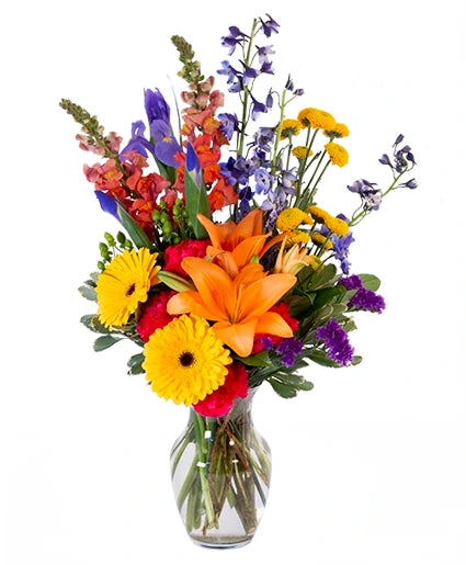 VIBRANT MEADOW FLOWER ARRANGEMENT