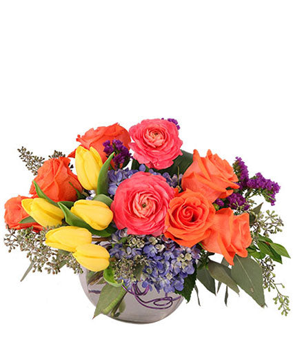 VIVID SPLENDOR FLORAL ARRANGEMENT